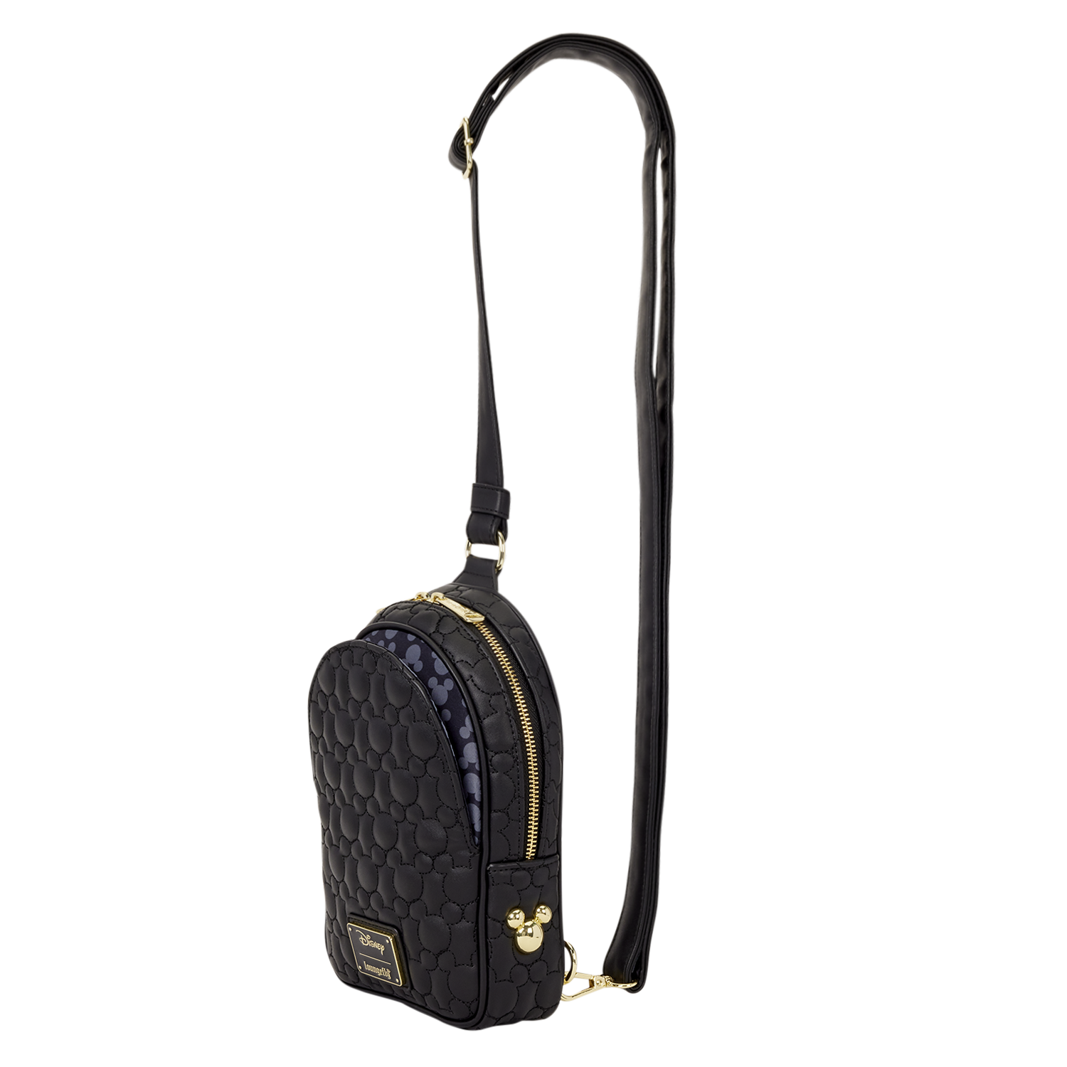 Mickey Mouse Silhouette All-Over Print Sling Crossbody Bag - Image 4