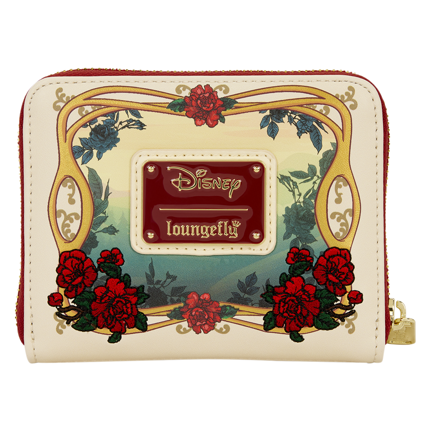 Beauty and the Beast Exclusive Belle Floral Zip Around Wallet - Image 4