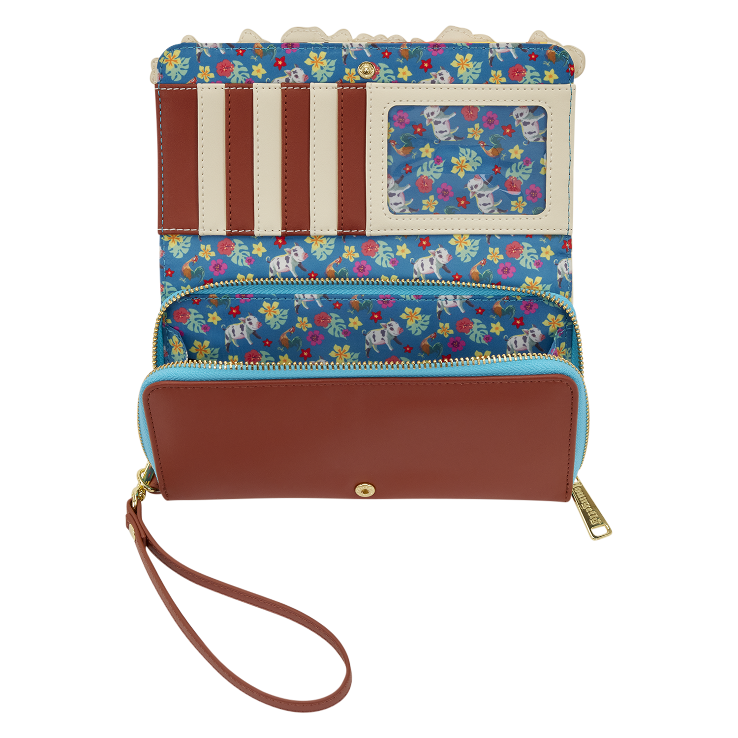 Moana Live Action Floral Wristlet Wallet - Image 4