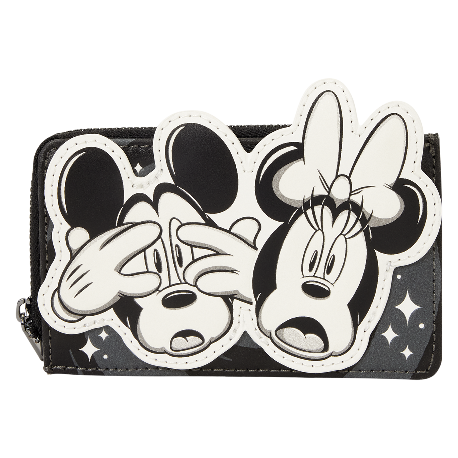 Mickey & Minnie Mouse Ghost Zip Around Card Holder