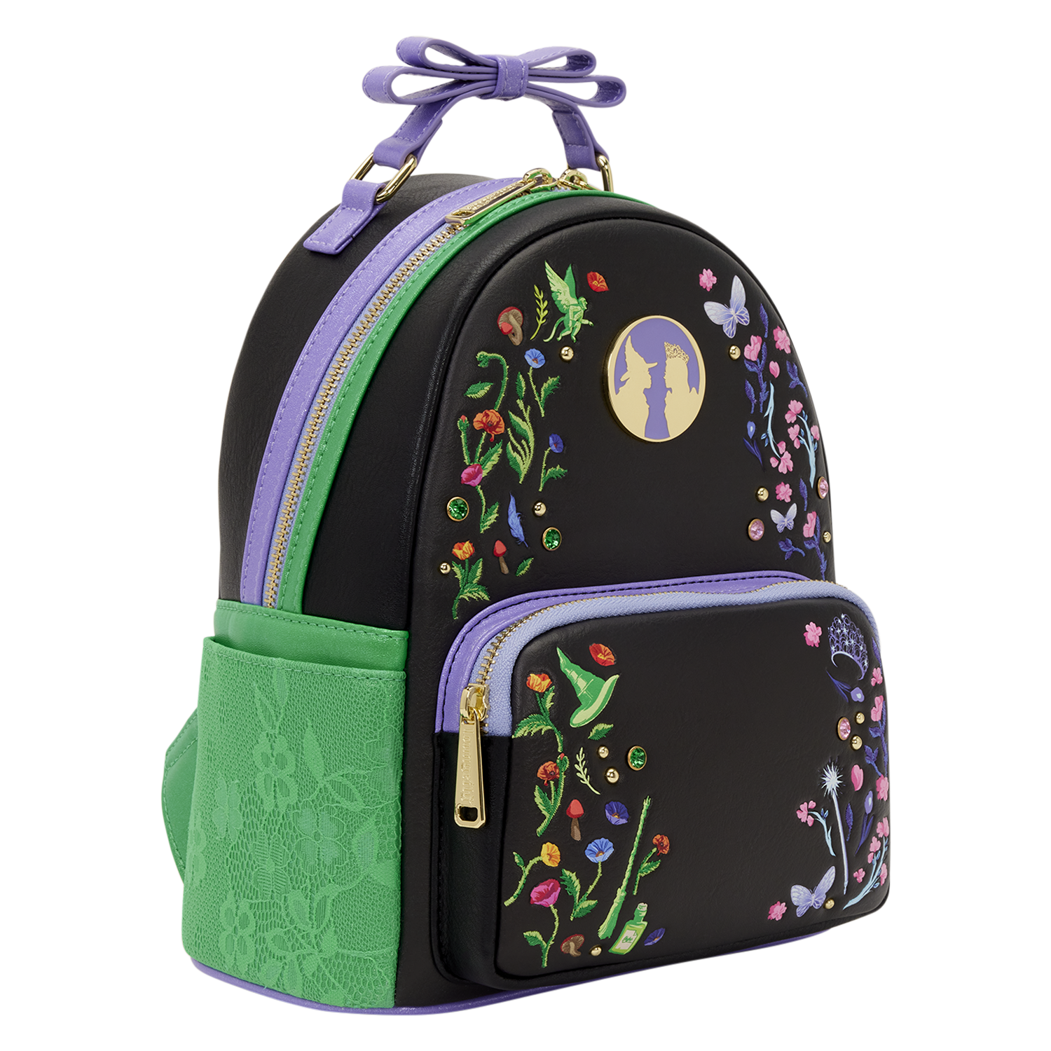 Wicked Glinda & Elphaba Floral & Lace Mini Backpack - Image 5